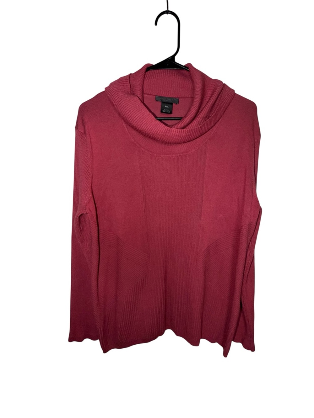 Investments Dusty Rose Cowl Neck Sweater